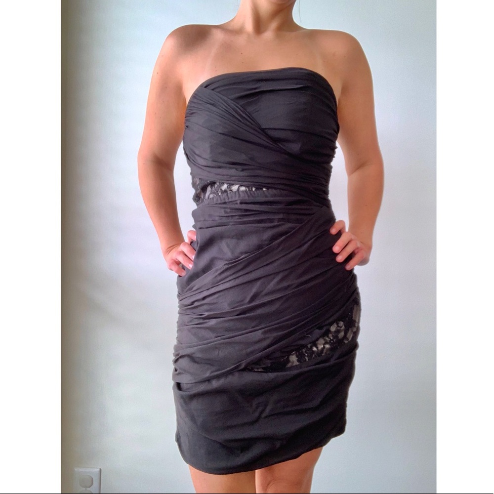 LIKE NEW Express Ruched Mini Dress